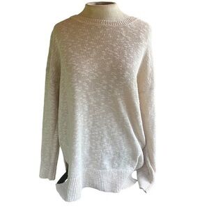 Rachel Zoe Long Sleeve Tan Sweater Womens Size XS, Knitted, Crew Neck